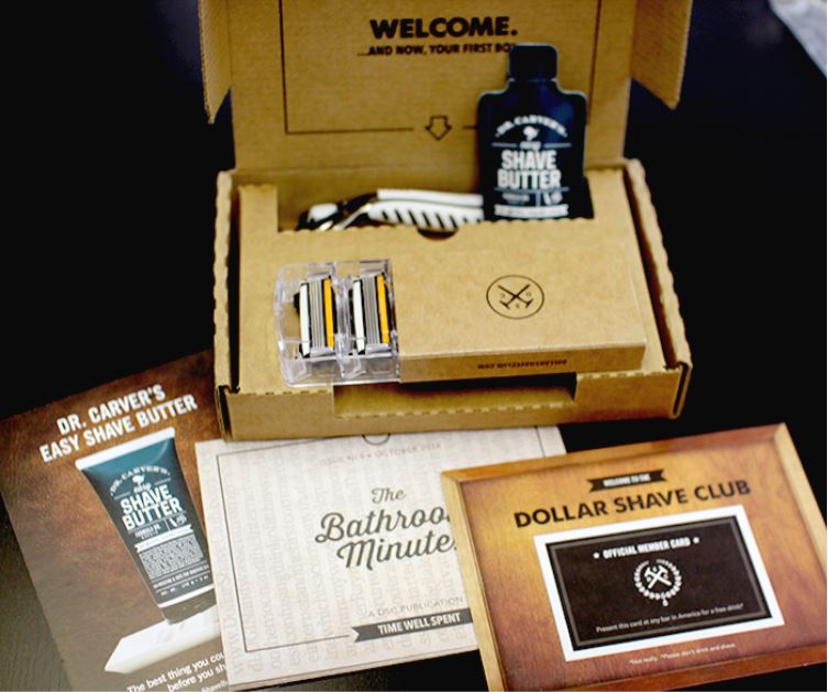 Dollar Shave Club unboxing 