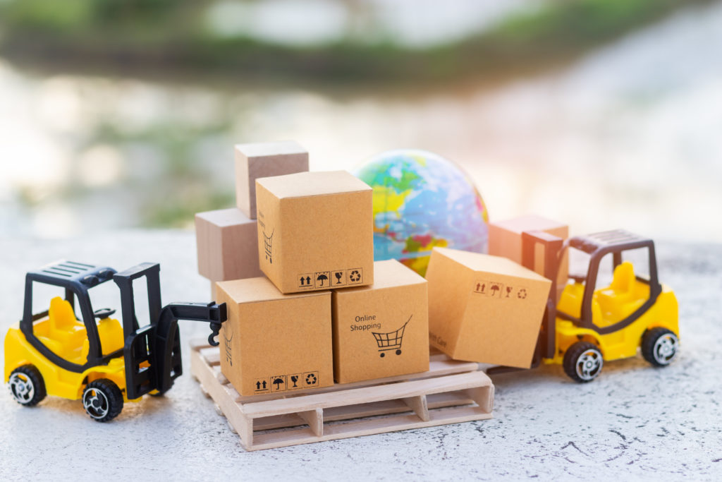 forklift shipping large items