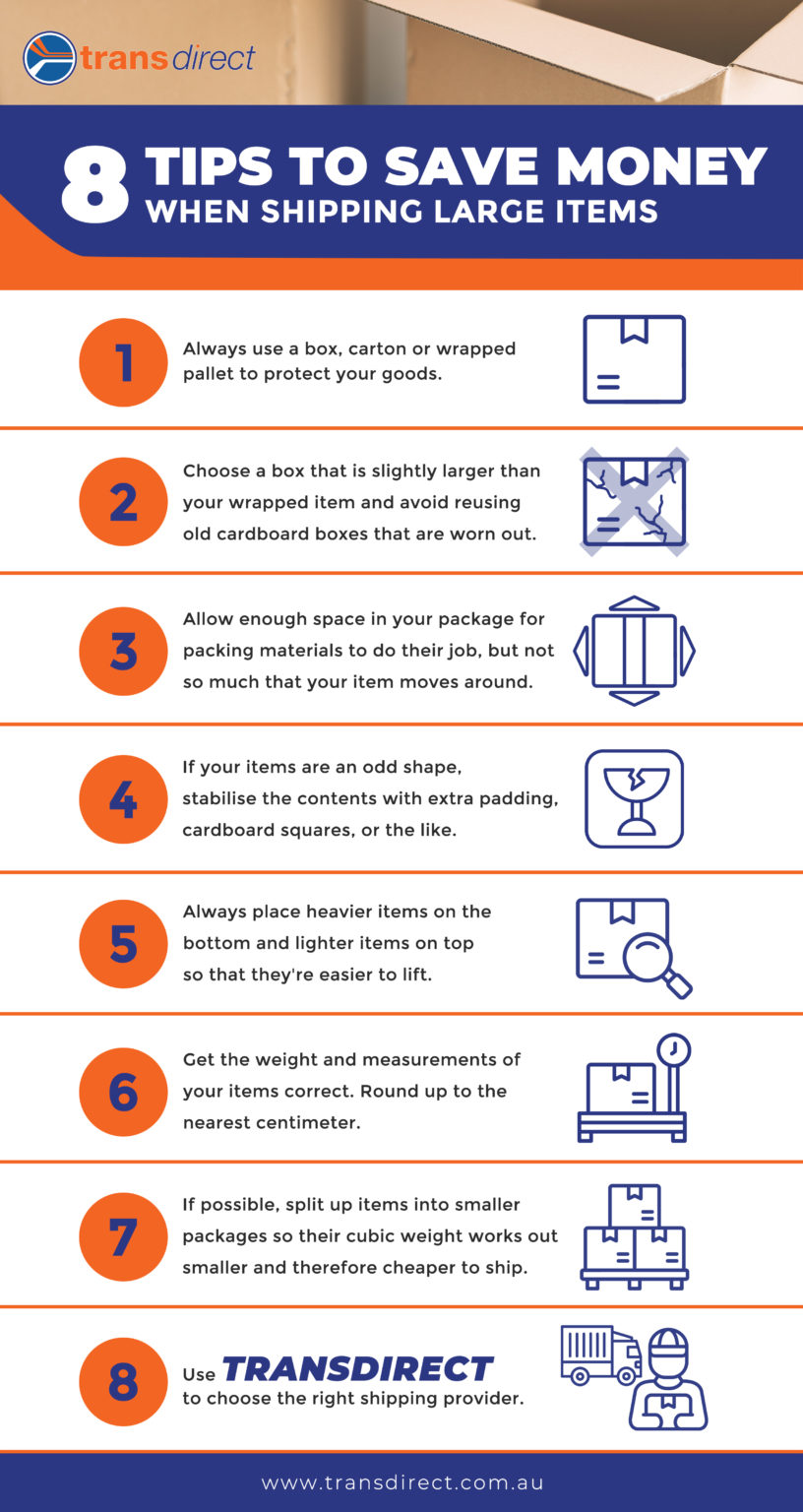 How to Save Money Shipping Big or Bulky Items 8 Tips + Checklist